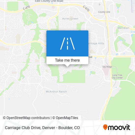 Mapa de Carriage Club Drive