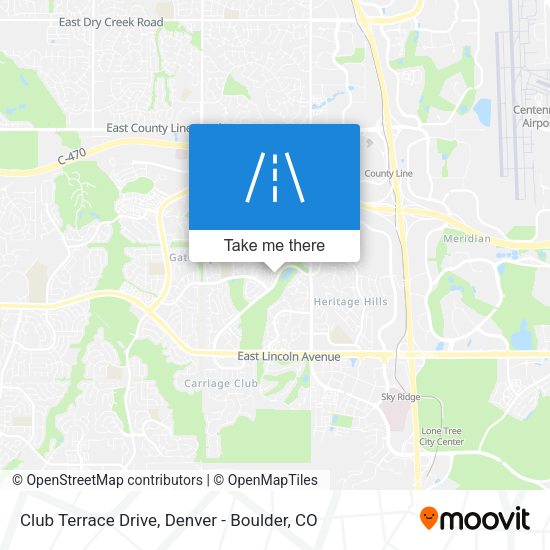 Club Terrace Drive map
