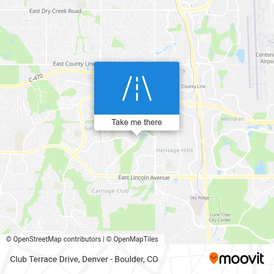 Club Terrace Drive map