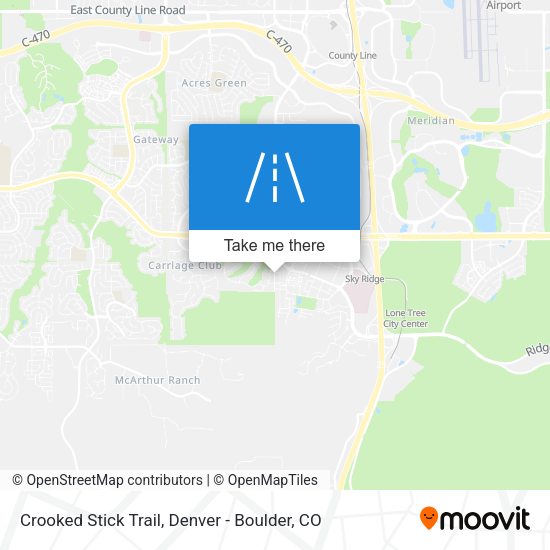 Crooked Stick Trail map