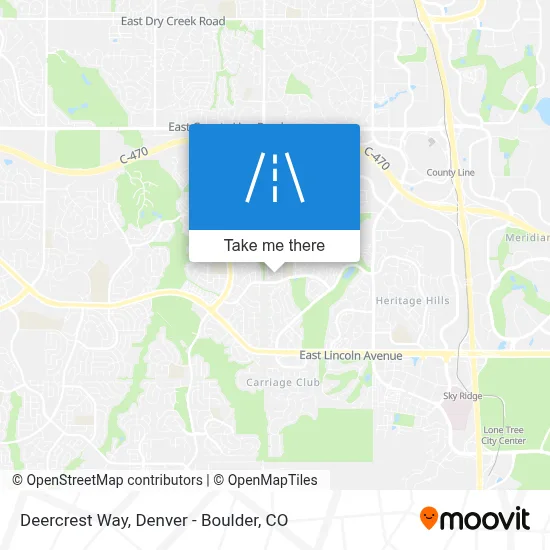 Deercrest Way map