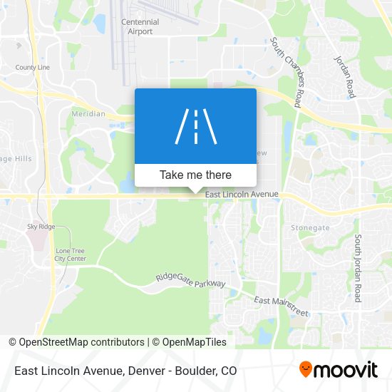East Lincoln Avenue map