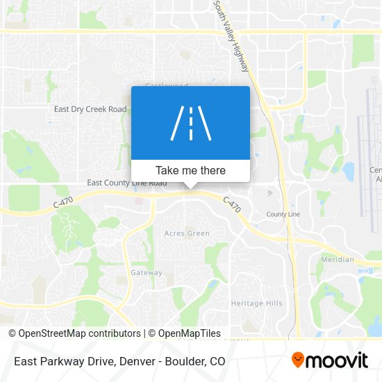 East Parkway Drive map