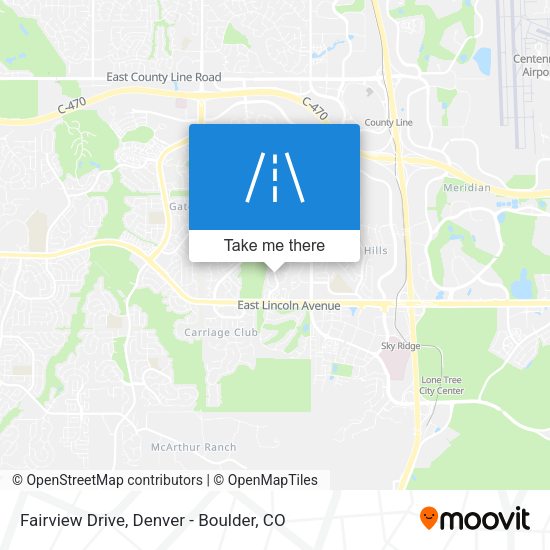 Mapa de Fairview Drive