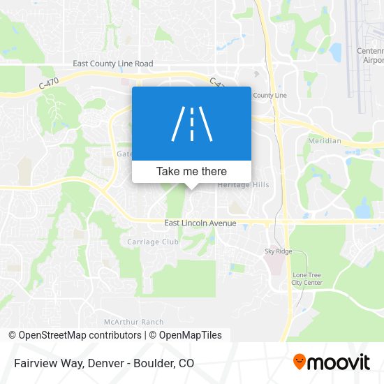 Mapa de Fairview Way