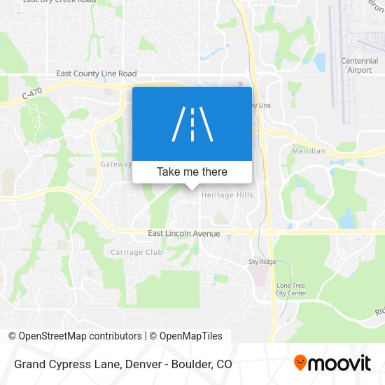 Grand Cypress Lane map