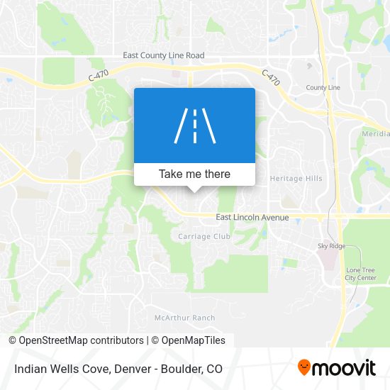 Mapa de Indian Wells Cove