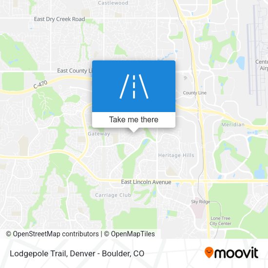 Mapa de Lodgepole Trail