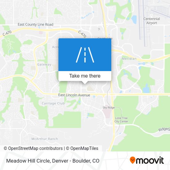 Meadow Hill Circle map