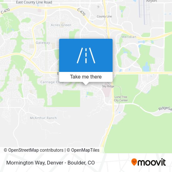 Mornington Way map