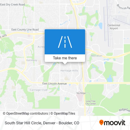 Mapa de South Star Hill Circle