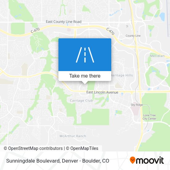 Mapa de Sunningdale Boulevard