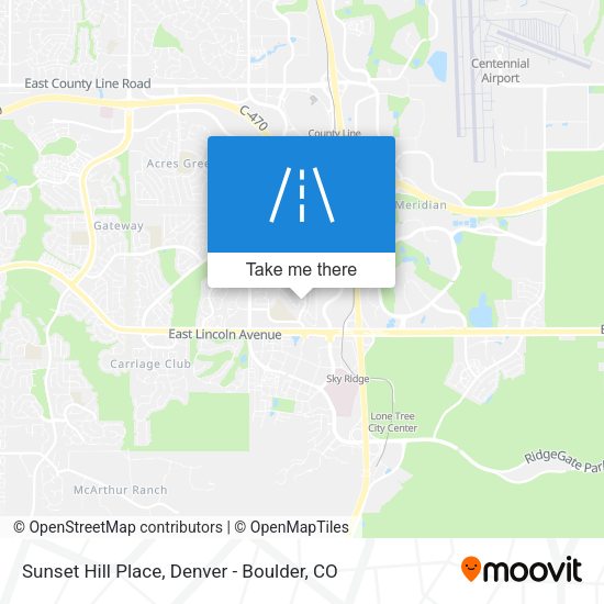 Sunset Hill Place map