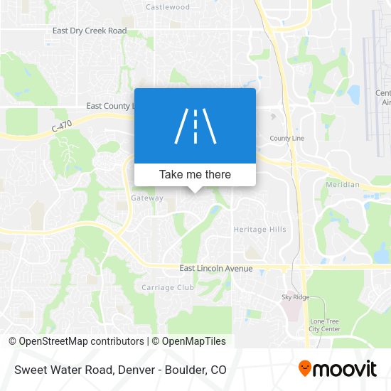 Mapa de Sweet Water Road