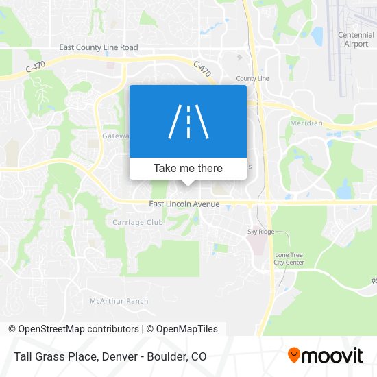 Tall Grass Place map