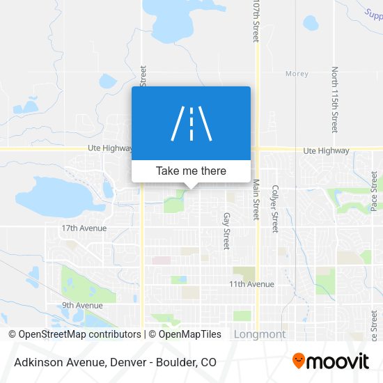 Adkinson Avenue map