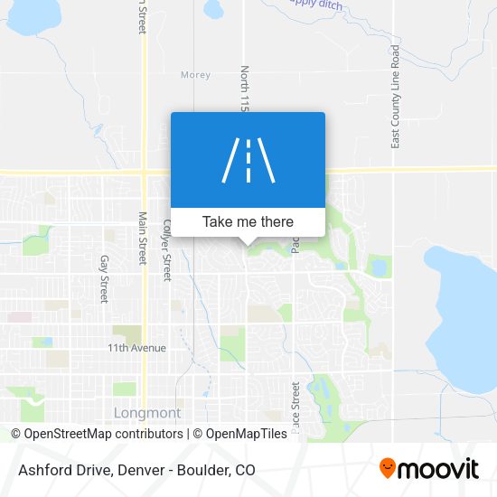 Ashford Drive map