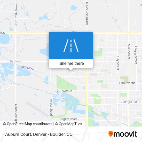 Mapa de Auburn Court