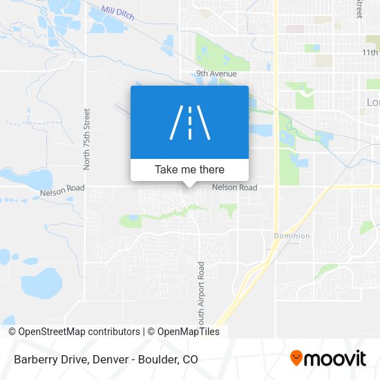 Barberry Drive map