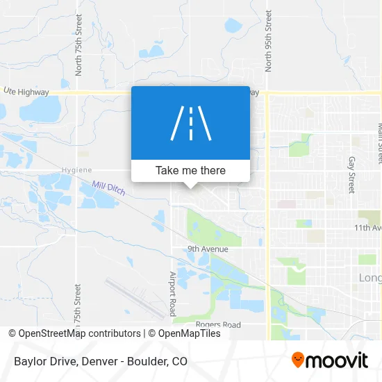 Baylor Drive map