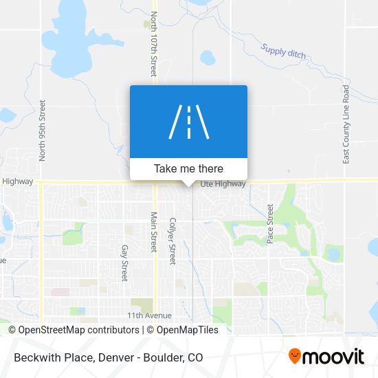 Mapa de Beckwith Place
