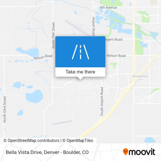 Bella Vista Drive map