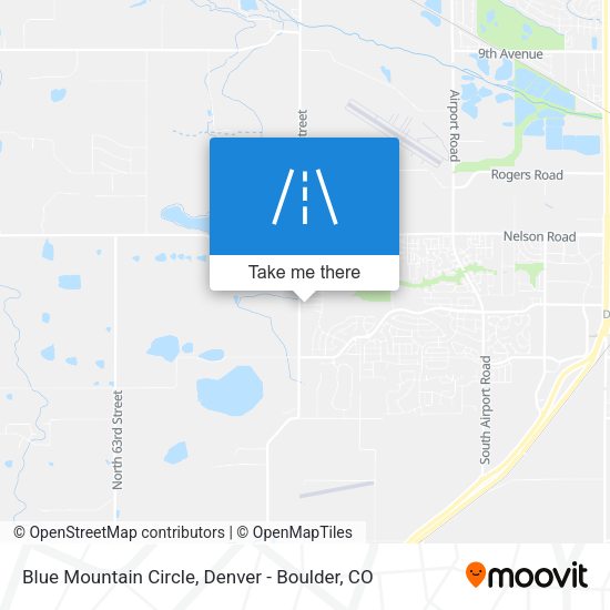 Blue Mountain Circle map