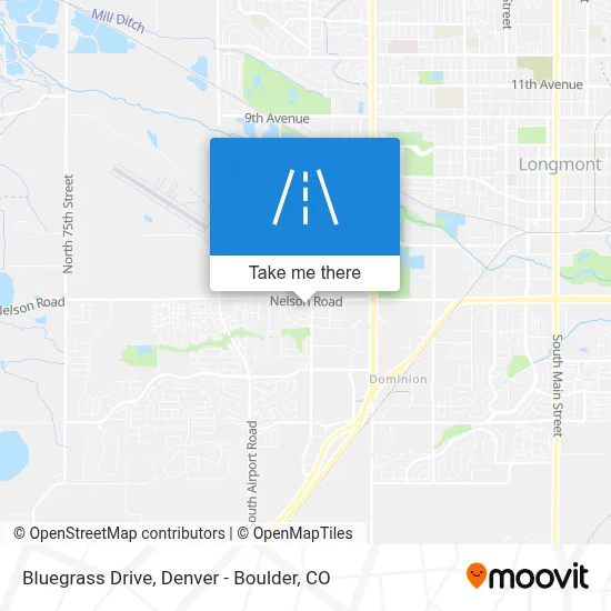 Bluegrass Drive map
