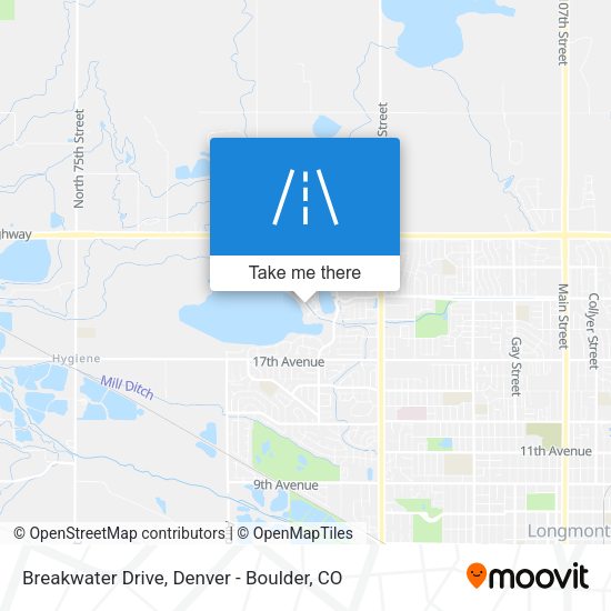Mapa de Breakwater Drive