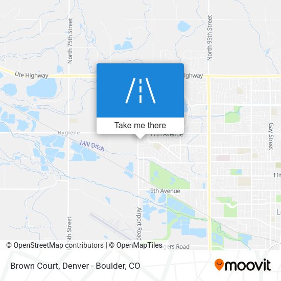 Mapa de Brown Court