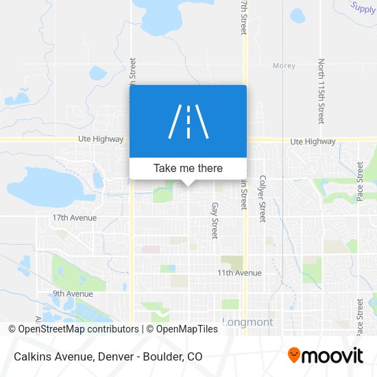 Mapa de Calkins Avenue