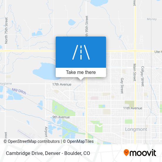 Cambridge Drive map