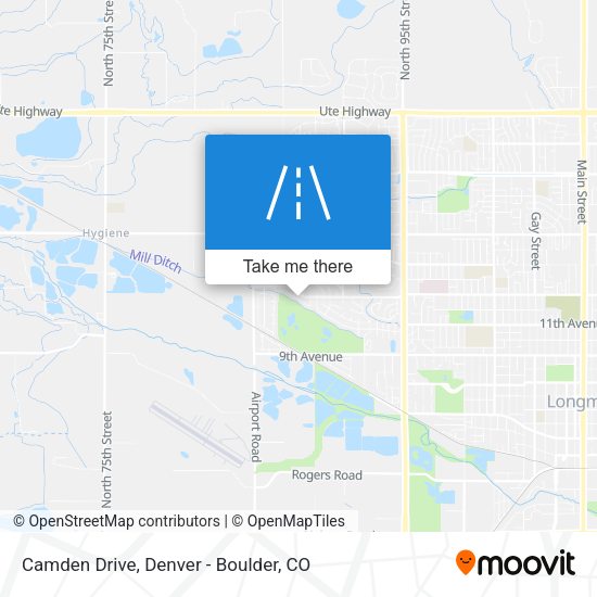 Camden Drive map