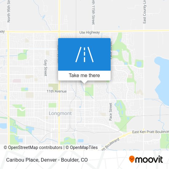 Caribou Place map