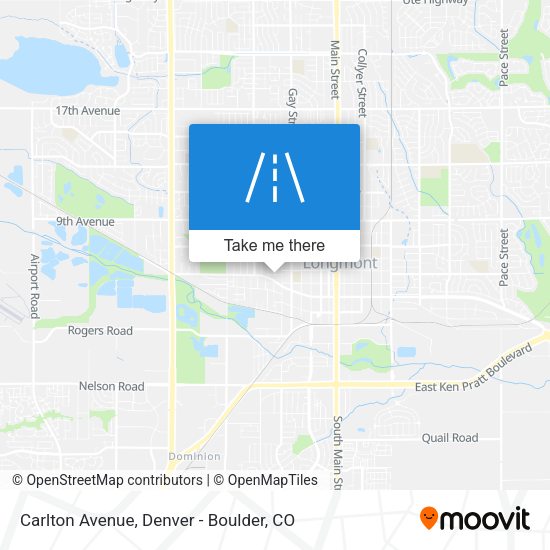 Carlton Avenue map