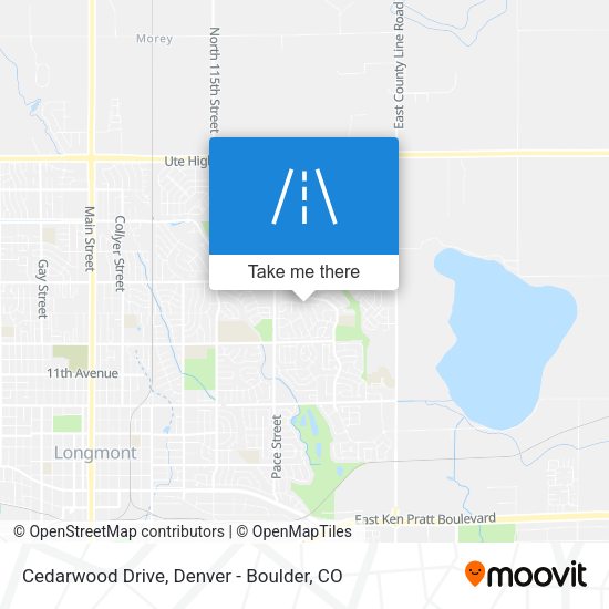 Cedarwood Drive map