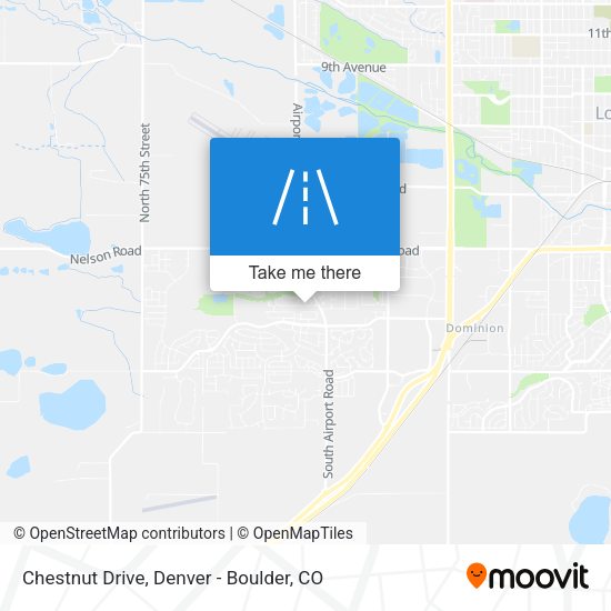 Chestnut Drive map