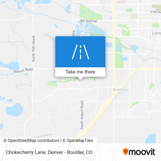 Chokecherry Lane map