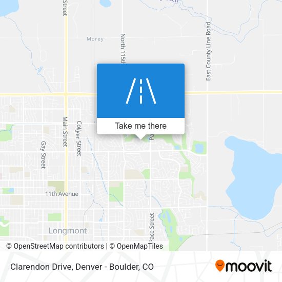 Mapa de Clarendon Drive