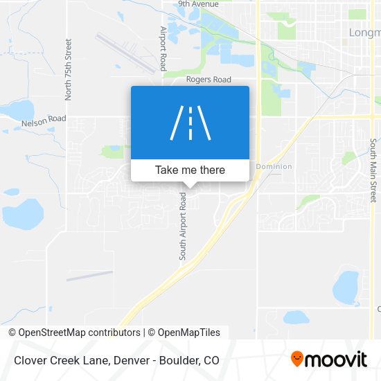 Mapa de Clover Creek Lane