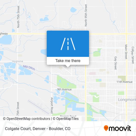 Colgate Court map