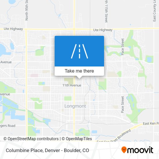 Columbine Place map