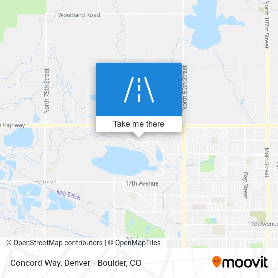 Mapa de Concord Way