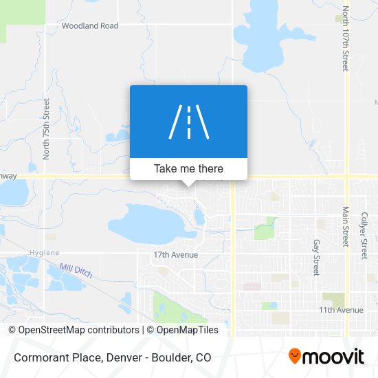 Cormorant Place map