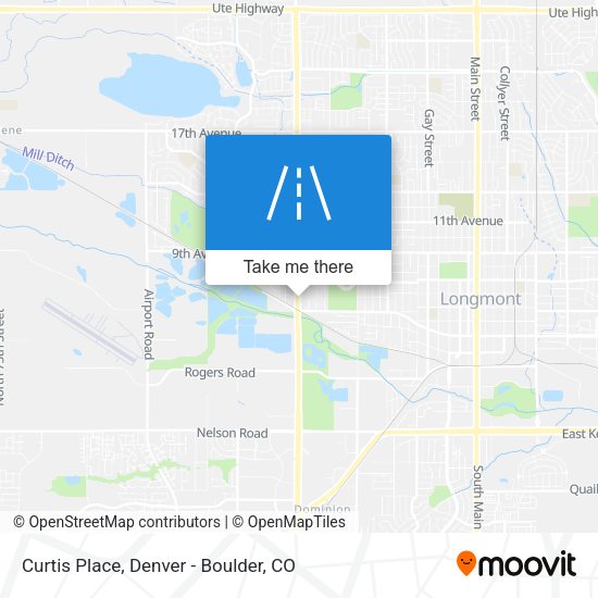 Curtis Place map