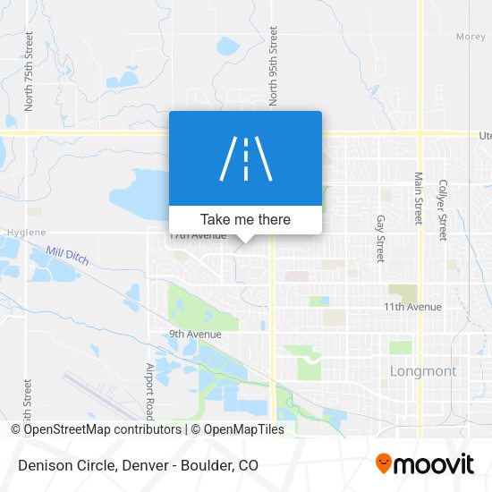 Denison Circle map