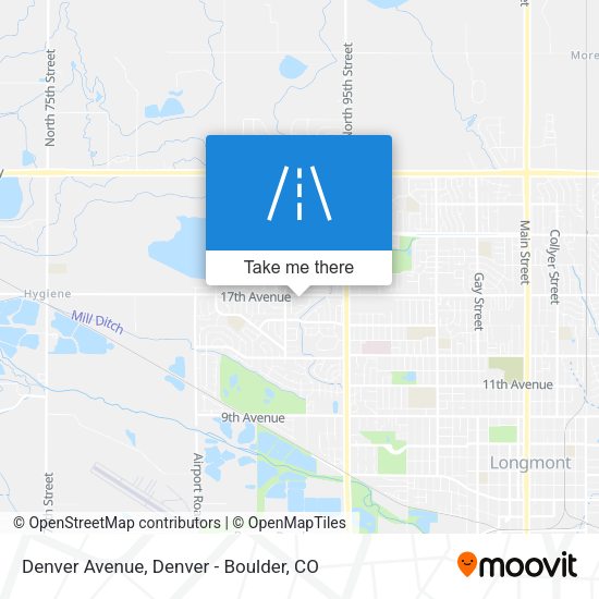 Denver Avenue map