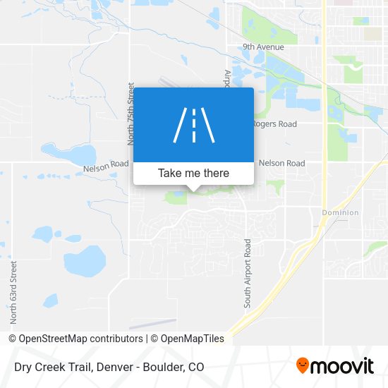 Mapa de Dry Creek Trail