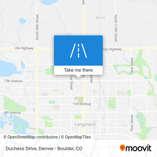Duchess Drive map
