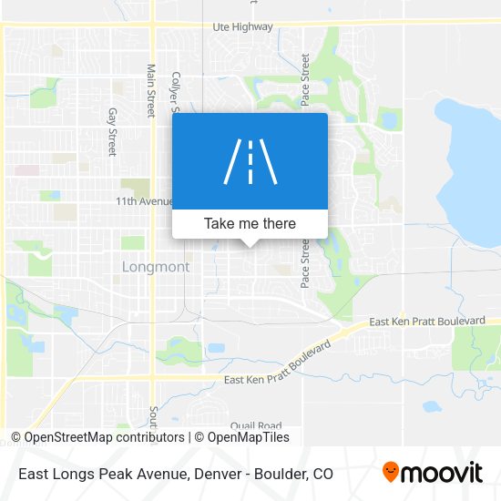 Mapa de East Longs Peak Avenue